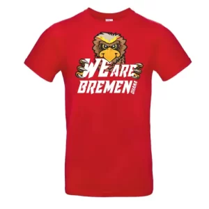 Bremen Firebirds Cheerleader Fanshirt Shirt Red