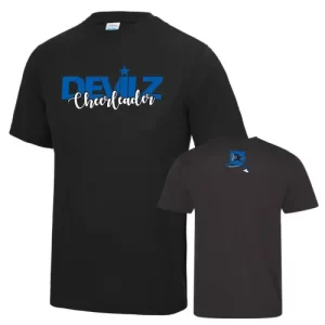 Devilz Cheerleader Gotha Shirt Black