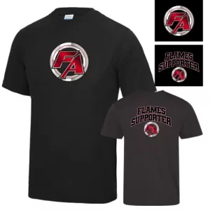 Flames Allstars Supporter Shirt Black