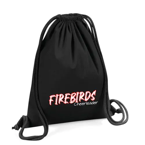 Firebirds Cheerleader Pombag Cheersport Training gymsac Cheerleading Sport