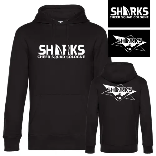Sharks Cheer Squad Cologne Hoodie Black