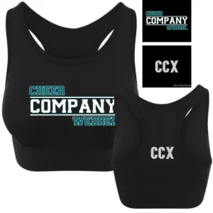 Cheer Company Weddel CCX Sportsbra Top Schwarz