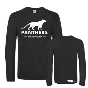 Panthers Cheerleader Obertraubling Shirt Black Teamwear Longsleeve