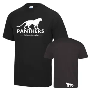 Panthers Cheerleader Obertraubling Shirt Black Teamwear