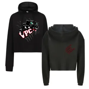 VPC V-Town Panthers Cheerleader Cheersport Training Sport Cheerleading Team Verein Cropped Hoodie Flyerhoodie