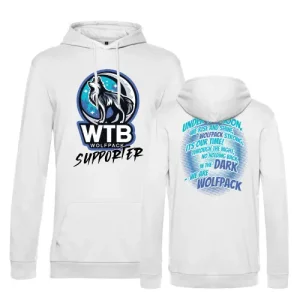 Wolfpack Cheerleading Hamburg Wandsbek Hoodie Supporter White