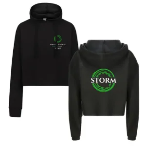 GSC Green Storm Cheerleader Cheersport Training Sport Cheerleading Team Verein Cropped Hoodie Flyerhoodie