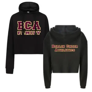 BCA Family Berlin Cheer Athletics Cheersport Training Cheerleading Sport Team Verein Cropped Hoodie Flyerhoodie