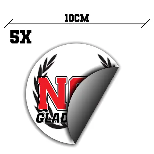 NGC Neuss Gladiators Cheerleader Sticker Vinyl