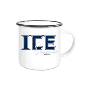ICG Icequeens Garmisch Emaille Tasse Kaffee Tee Cheersport