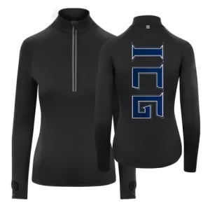 ICG Icequeens Garmisch Sport Shirt Zip Cool Flex Cheersport Training