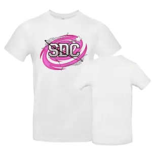 SDC Stardust Deluxe Cheerleader Shirt White Cheersport Cheerleading Training