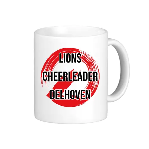 LCD Lions Cheerleader Delhoven Cheersport Training Cheerleading Sport Tasse Keramik