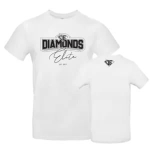 Diamonds Elite Cheerleader Weiß Saisonshirt Shirt
