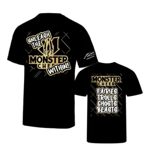MC Monster Cheer Shirt Saisonshirt Cheersport Training Design Cheerleading