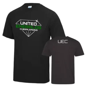 UEC United Emeralds Cheerleading Cheersport Training Sport T-Shirt
