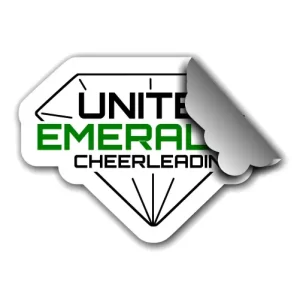 UEC United Emeralds Cheerleading Cheersport Training Sport Sticker Vinyl