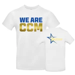 CCM Cheer Company Mönchengladbach Cheersport Cheerleading Training Sport Shirt White