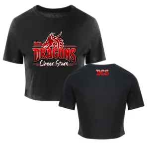 DCS Dragon Cheer Stars Cheersport Training Sport Cheerleading Cropped Shirt