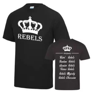 ASV Rebels Family Cheersport Training Sport Cheerleading Shirt black