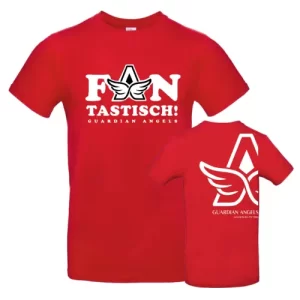GAC Guardian Angels Cheerleader Training Cheersport Team Sport FANTASTISCH Shirt Red