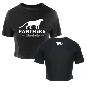 SVO Panthers Cheersport Cheerleader Training Sport Cheerleading Cropped Shirt
