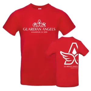 GAC Guardian Angels Cheerleader Teamsport Cheersport Training Cheerleading Sport Shirt Red