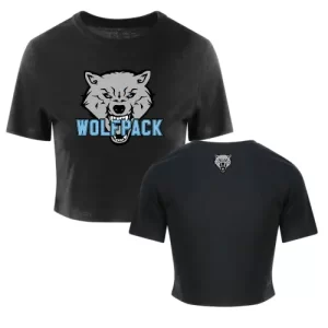 Wolfpack Cheerleader Cheersport Training Sport Cheerleading Cropped Shirt