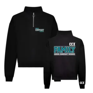 CCX Family Cheer Company Weddel Cheersport Training Cheerleading Sport Cropped Zip Sweat