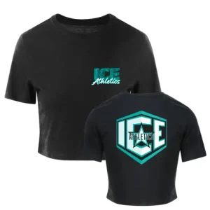 ICE Athletics Cheersport Training Cheerleading Sport Cheerleader Cropped Shirt