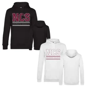 NCS Neumünster Cheersport Training Sport Cheerleading Münster Hoodie Logo White Black