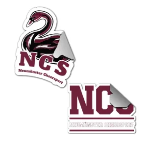 NCS Neumünster Cheersport Training Sport Cheerleading Münster Sticker Vinyl Aufkleber