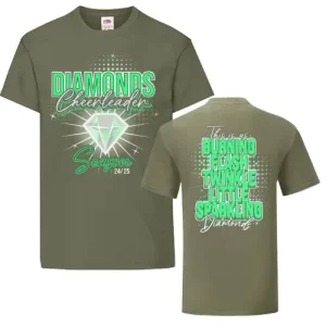 BDC Diamonds Cheerleader Cheersport Training Cheerleading Sport Team Verein Saisonshirt Season 24 25