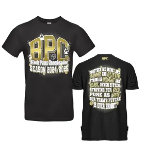 BPC Black Paws Cheerleader cheersport training sport cheerleading saison season shirt 2024 2025