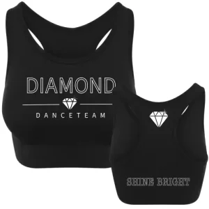 Diamond Danceteam Cheersport Cheerleader Dance Performance Cheer Training Sport Team Sport Bra