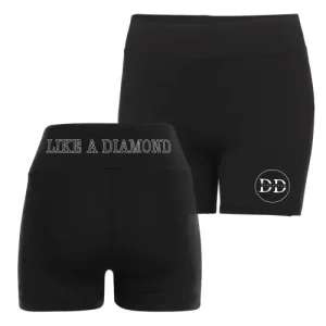 Diamond Danceteam Cheersport Cheerleader Dance Performance Cheer Training Sport Team Pro Shorts