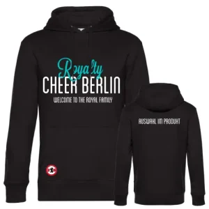 Royalty Cheer Berlin Cheersport Training Team Cheerleading Sport Hoodie Black