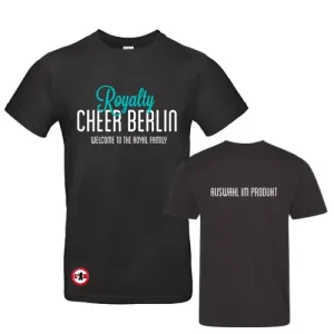 Royalty Cheer Berlin Cheersport Training Team Cheerleading Sport Shirt Black