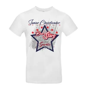 TSB Ravensburg Stars Cheerleader Cheersport Cheerleading Sport Training Team Blue Stars Seasonshirt